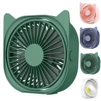 cats ears portable mini fan rotatable usb desktop fan quiet usb powered table cooling fan for home office air cooling fan