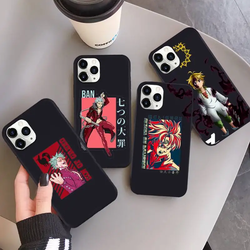 

anime seven deadly sins Phone Case for iPhone 13 12 11 mini pro XS MAX 8 7 6 6S Plus X SE 2020 XR