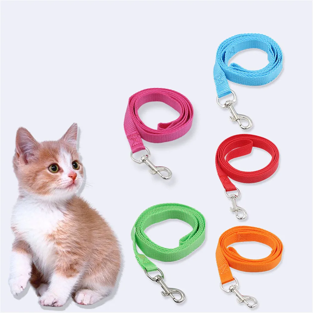 

Cats Nylon Traction Collars Belt Pet Tag Leash For Small Medium Large Dogs Harness Collar Jogging Lead Pet Best Selling Products