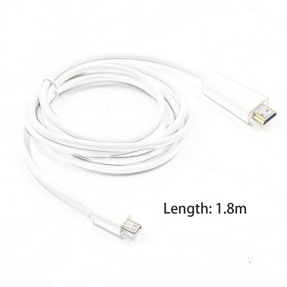 Mini DisplayPort в HDMI кабель адаптер 1 8 м стабильная передача DP To для Macbook Pro воздуха