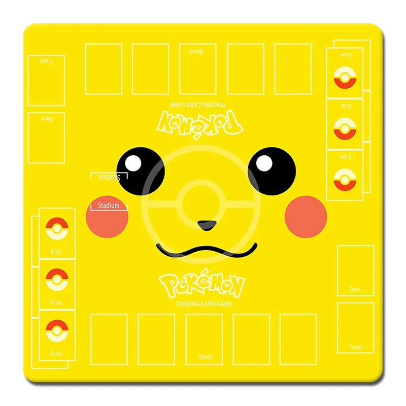 Игровой коврик для карт с покемоном аксессуары PTCG настольная игра боевой мыши в
