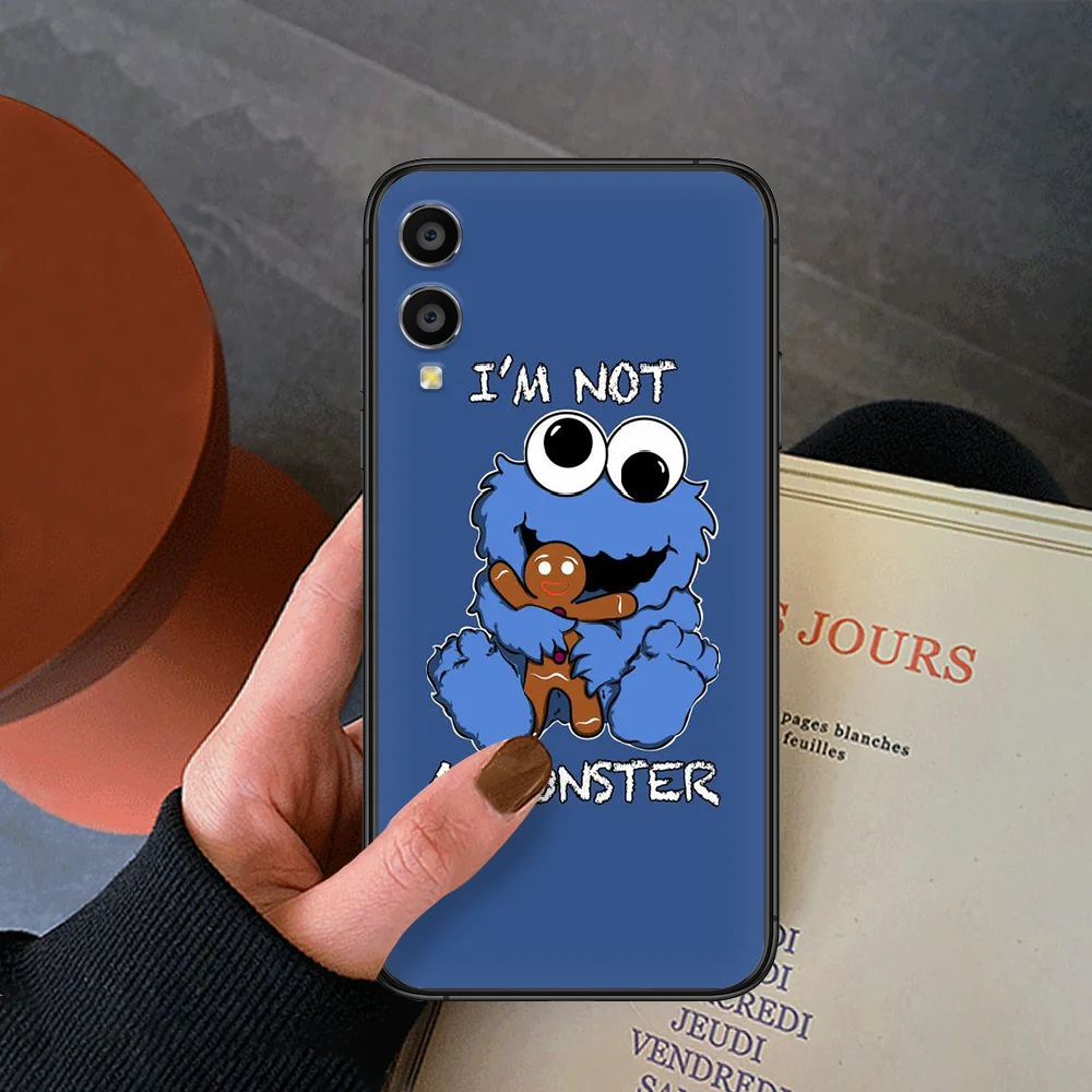 

Cute Sesame Cartoon Phone Case For Huawei Honor 6A 7A 7C 8 8A 8X 9 9X 10 10i 20 Lite Pro Play black Coque Fashion Waterproof 3D