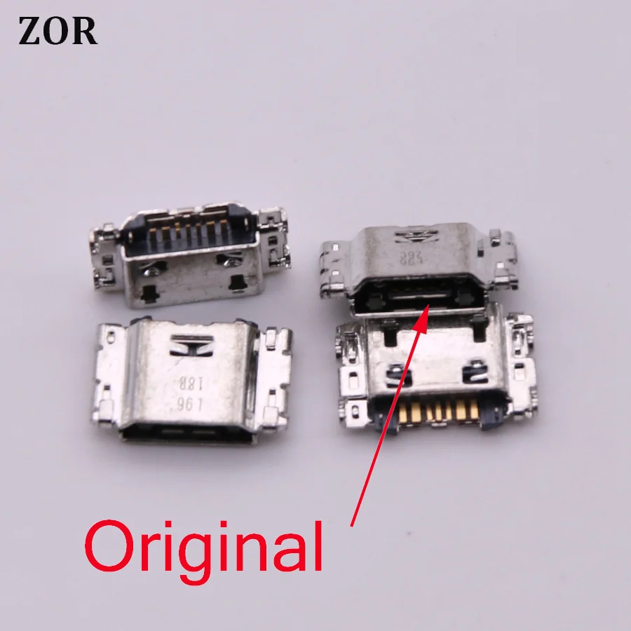 50 шт. 7 контактный разъем Micro USB для зарядки Samsung Galaxy J3 J5 J7 J1 J100 J330 J330F J530 J530F J730