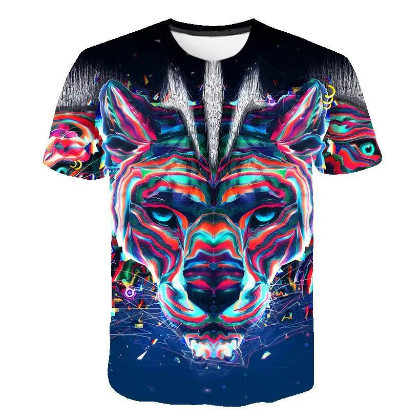 

2020 T Shirt Men 3d Animal T Shirt Teenage Newest Kitten Tshirts Popular High Quality Comfortable T-Shirts Man Summer 3d T Shirt