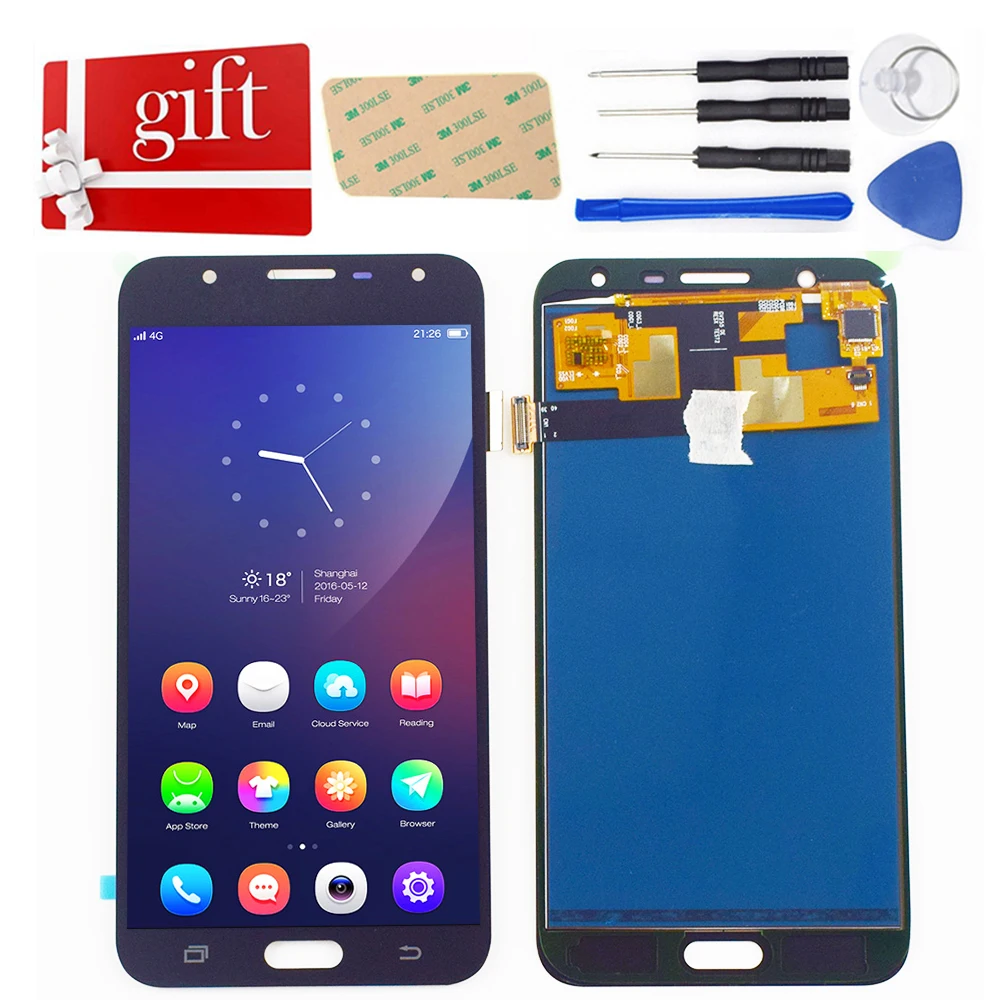 Для samsung Galaxy J7 Neo J701 J701F J701M J701MT ЖК дисплей + сенсорный экран дигитайзер стекло