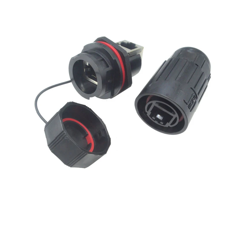 Оригинальные Weipu RJ45 сетевой разъем IP67 водонепроницаемый штекер RJ45F6 гнездо RJ45F71RA
