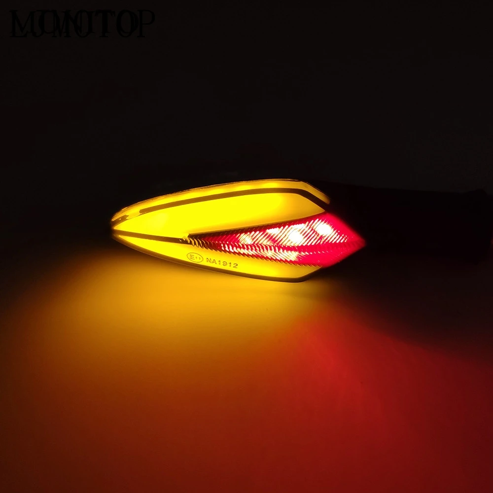 Universal Motorcycle LED Turn Signals Light Indicator signal tail light For Yamaha YZF R3 R25 R6 600R FZR 600 |