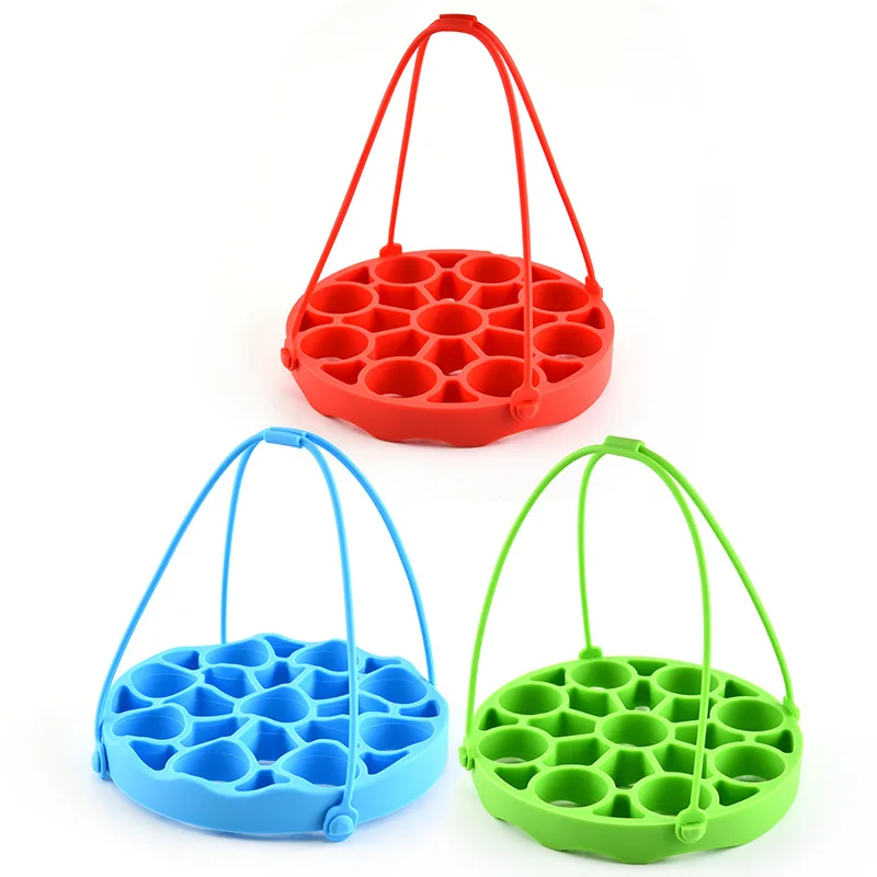 Силиконовая стойка для яиц отпаривателя подставка с ручками вмещает форму