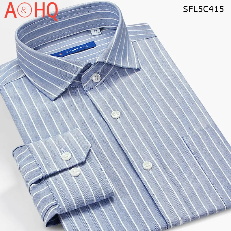 Smart Five Виндзор воротник мужские нарядные рубашки Slim Fit хлопковая рубашка в