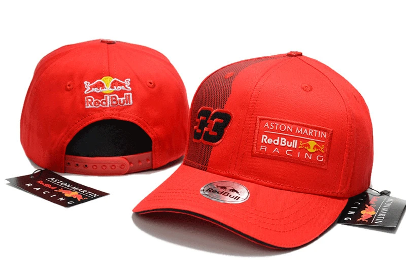 

2021 New Red Bull NO.33 Baseball Cap high quality Sports Hat Motorbike Redbull Pure cotton Racing Snapback