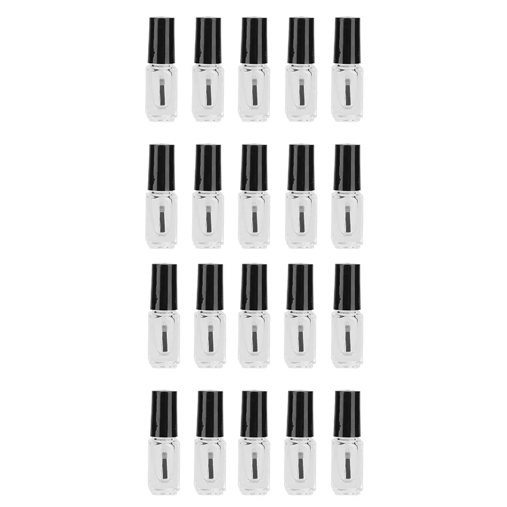 

20pcs 5ml Nail Polish Bottles Empty Nail Polish Clear Bottles with Cap and Brush