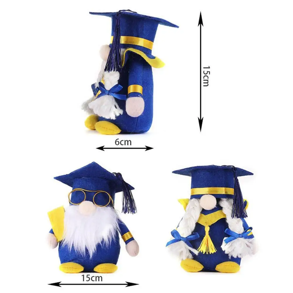 

Blue Dwarf Faceless Gift Cute Ornaments Doctor Hat Rudolph Decoration Home Toys