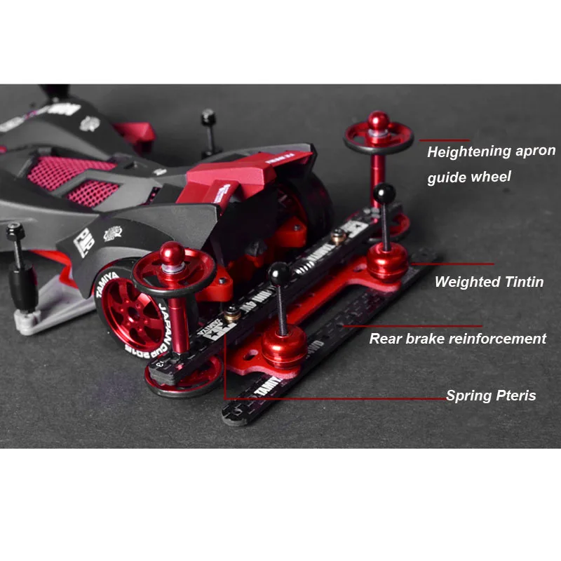 1 шт. RC 4WD модель автомобиля черный паук/Темный большой Mac ручной краски ed полая весь набор в разобранном виде Tamiya мини запчасти