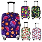 Разноцветные чехлы для багажа с принтом арбуза twoheart Girl, предметы первой необходимости для путешествий, чехол для багажника диагональю 18-32 дюйма