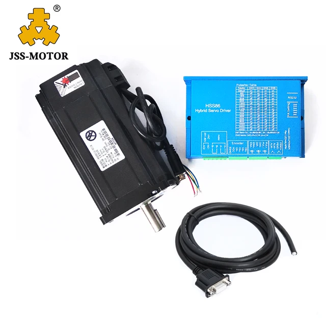 

1712oz-in NEMA34 Closed Loop Stepper Motor 12NM Hybrid Servo Driver HSS86 Kits