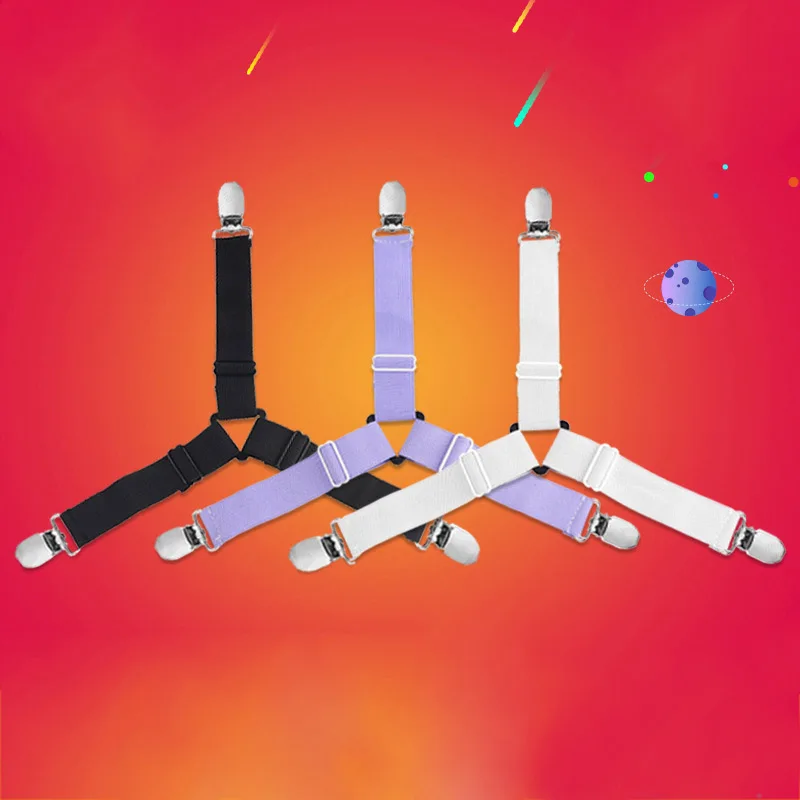 Анти Беговая нержавеющая сталь 4 шт кровати застежки для простыни 10*2 5 см лист