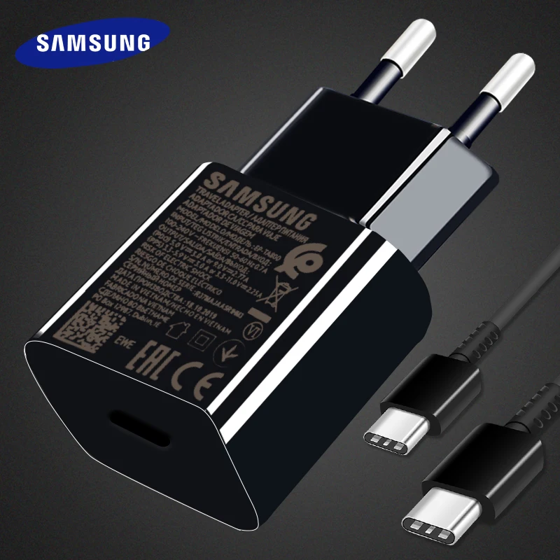 Оригинальное супер быстрое зарядное устройство Samsung Note 10 25 Вт адаптер для быстрой