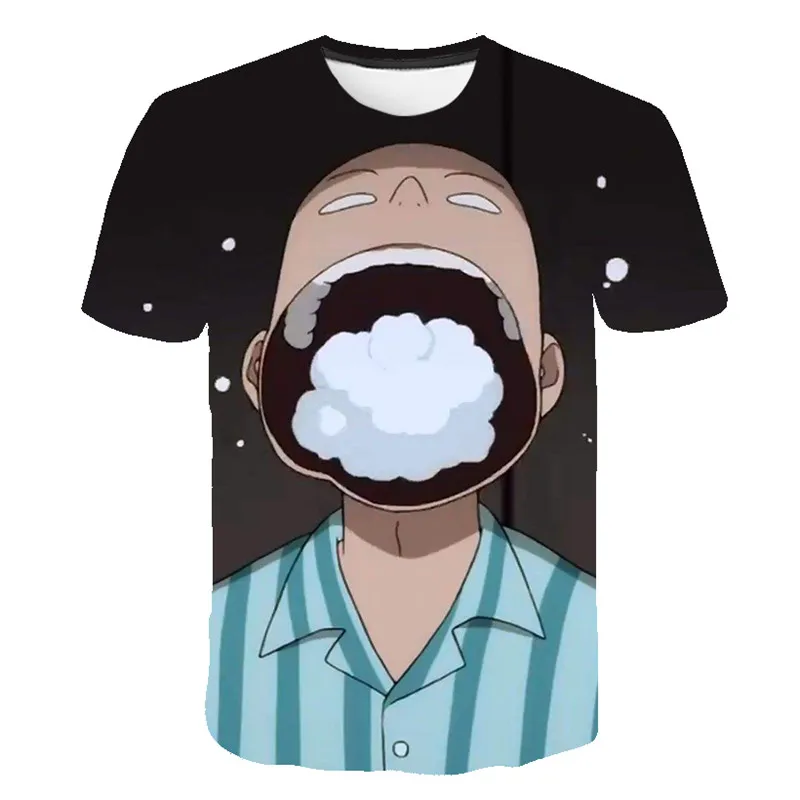 

New Fashion One Punch Man 3D Print T-Shirt Anime Harajuku Streetwear Men Women CrewNeck Short Sleeve T Shirt Oversized Tees Tops