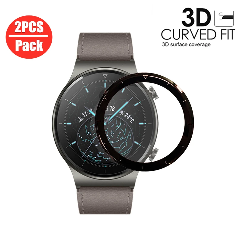 

3D Защита экрана для Huawei Watch Gt2 Pro, защитные пленки для gt2pro GT 2PRO, полное покрытие для Huawei Watch Gt2 Pro