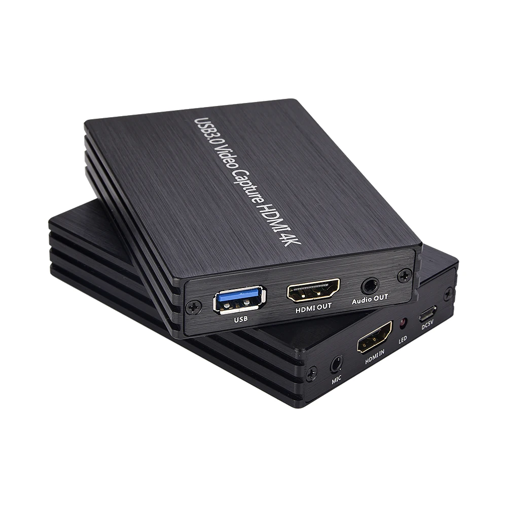 

4K HD To USB 3.0 Video Capture Dongle USB3.0 HD 1080P 60fps Full HD Video Recorder for Gaming Live Streaming Black Hdmi Capture