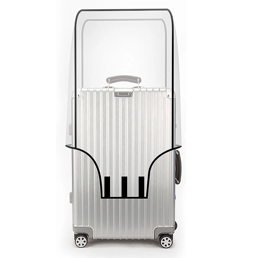 Водонепроницаемый чехол для багажа из ПВХ защитный чемодана 20 22 24 26 28 дюймов