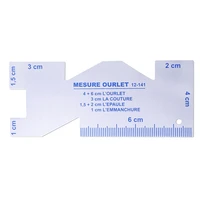 diy sewing patchwork ruler aluminium alloy manual sewing measuring ruler knitting quilting dressmaking measuring gauge tool