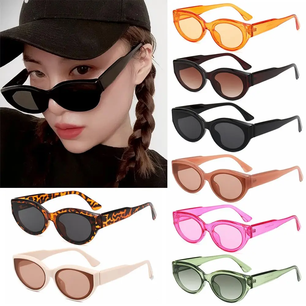 

Fashion Trendy for Women and Men UV Protection Eyewear Small Frame Retro Oval Sunglasses Sun Glasses