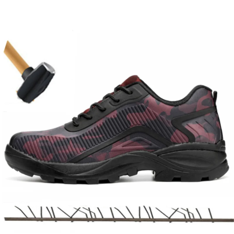 Унисекс 35-45 уличная камуфляжная Мужская обувь дышащая Нескользящая Рабочая