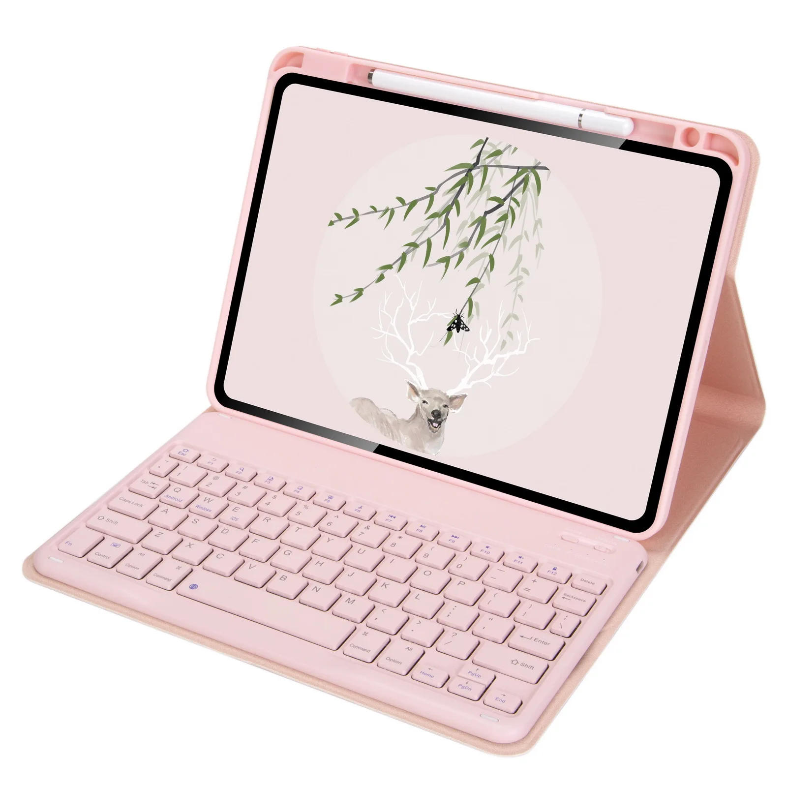 

Leather Case For Xiaomi Mi Pad 5pro 2021 11 inch Tablet Protective Cover For MiPad 5 5Pro 11.0'' 2021 Tri-fold Stand BT keyboard
