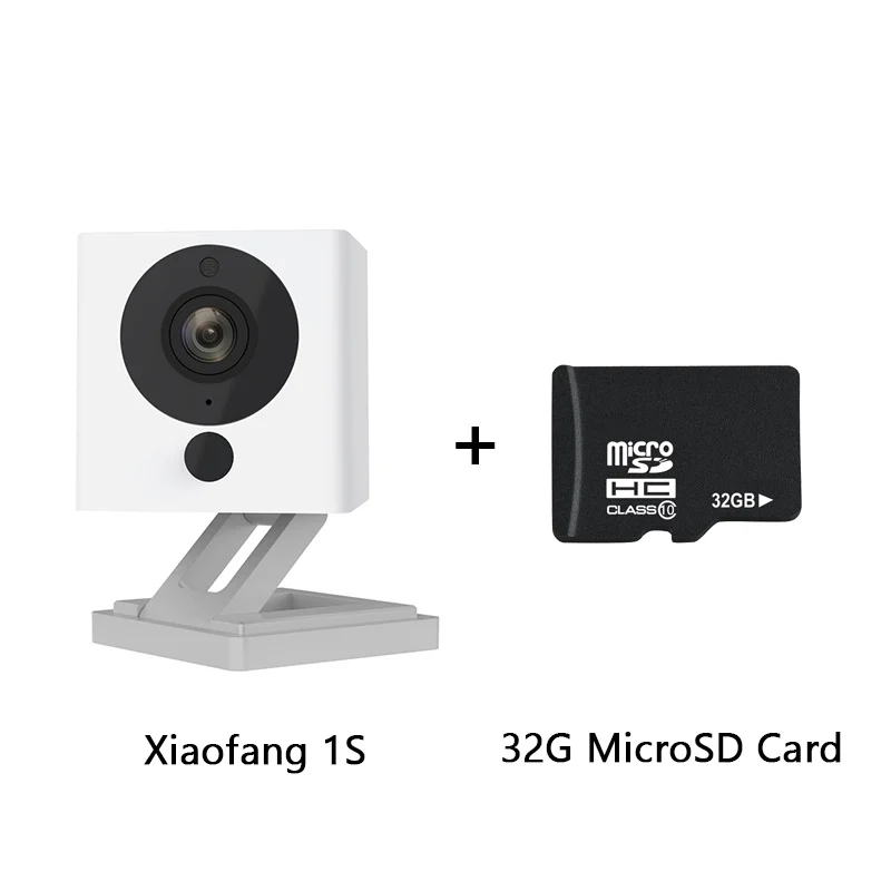 Add 32G MicroSD Card Новое прибытие Xiaomi Мини Xiaofang 1 S 1080 P камера 110 ° Ночное видение F2.0 8X цифровой zoom Инфракрасный Смарт Камера Беспроводной безопасности ip Cam - Цвет: Add 32G MicroSD Card