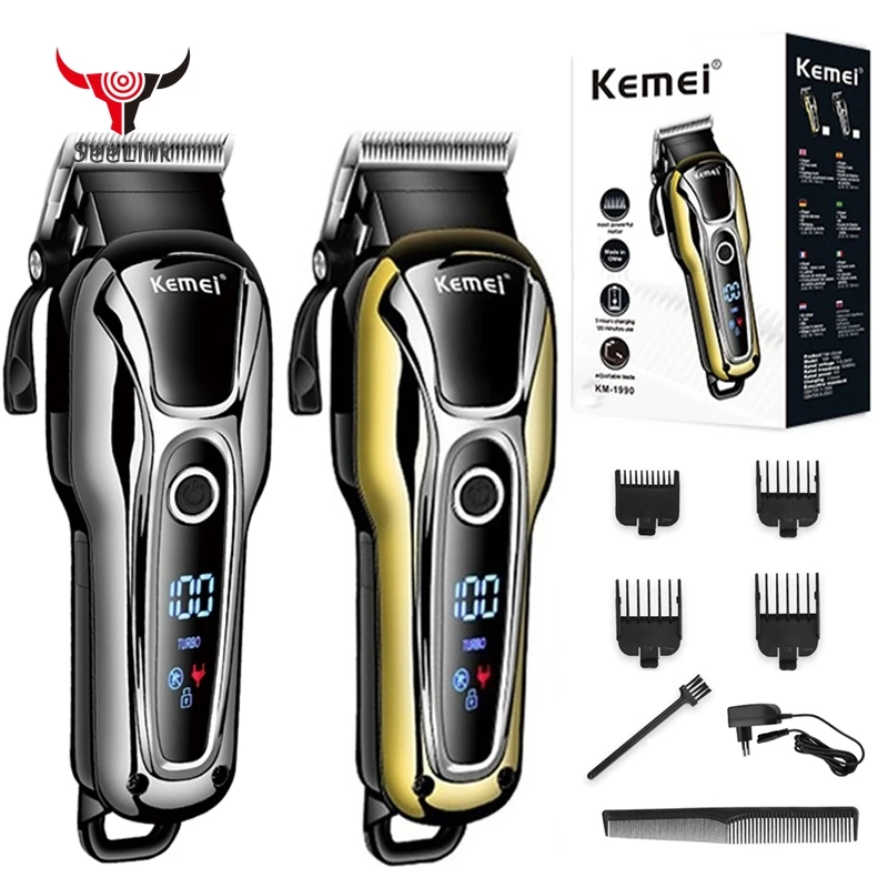 

Original two speed motor professional hair trimmer for men hairdressing kemei hair clipper pro electric hair cutting machine