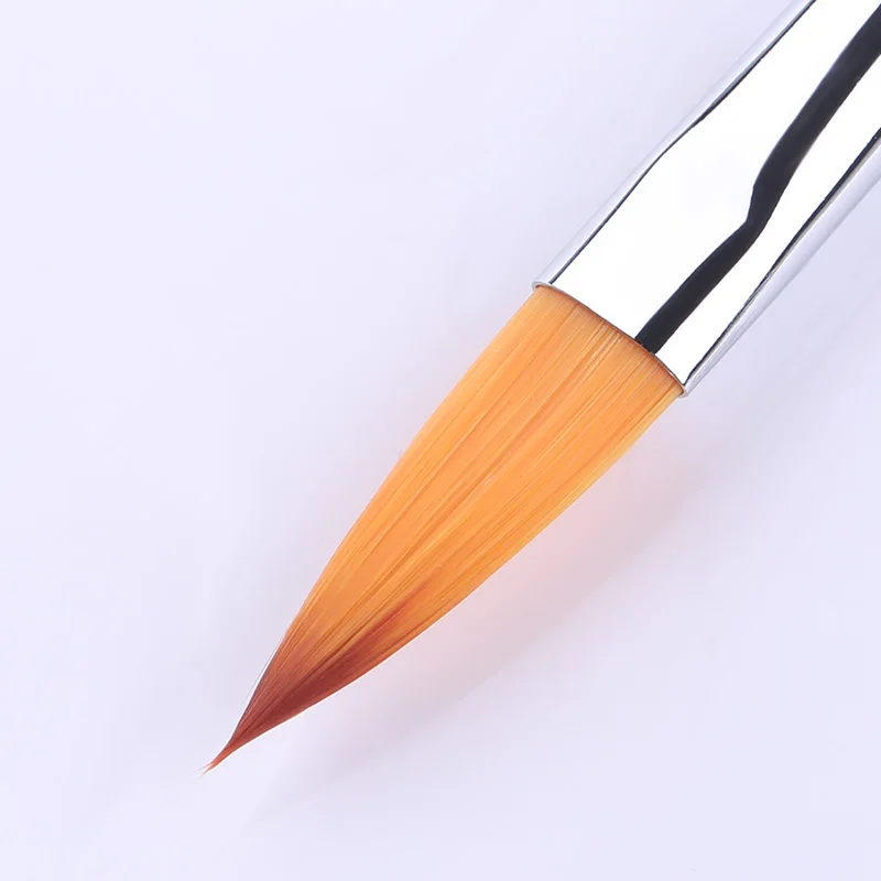 1 шт. акриловые ручки для дизайна ногтей с натуральным лицевым покрытием кисть