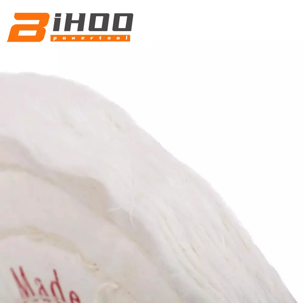 

Cotton Polishing Wheels 2"-14" Cloth Buffing Wheel Grinder for Jewelry Wood Metal Polishing Abrasive Tools 4/10/16mm Hole 1Pc