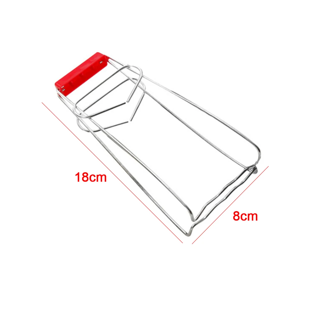 Горячая Новинка! Складная тарелка из нержавеющей стали с зажимом