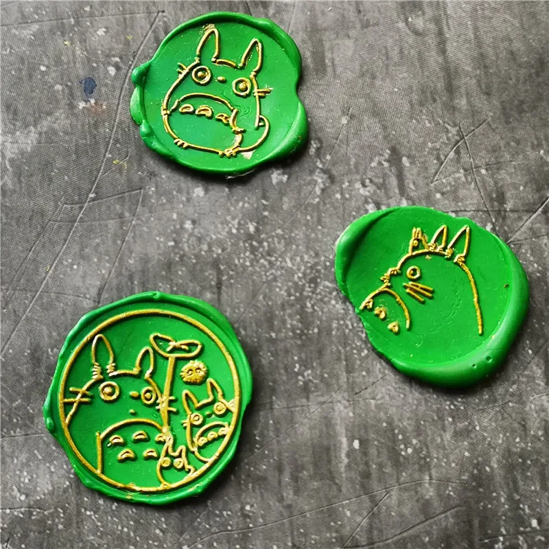 Тоторо Большая куртка с милыми кошачьими сургучная Печать комплект печатей для