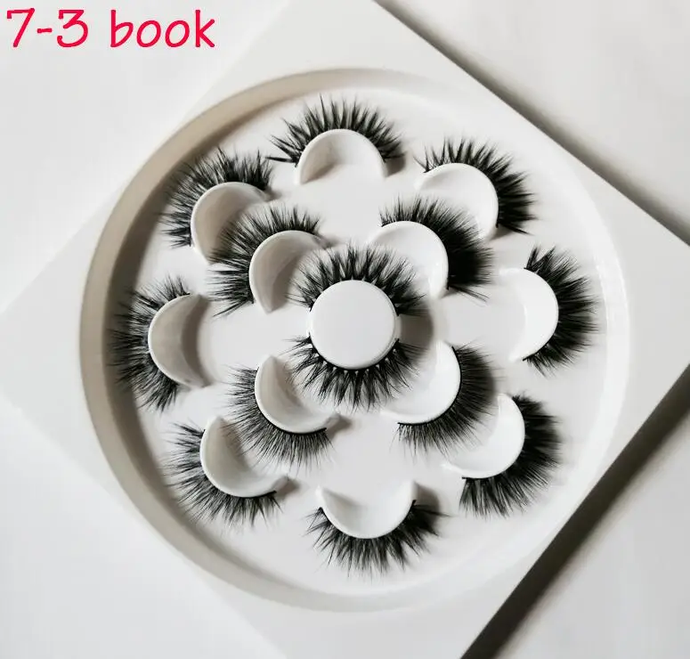 Ресницы книги 16 пар 3D Искусственные норковые ресницы 16 пар Накладные ресницы 3D норковые тушь для ресниц норковые макияж густые ресницы