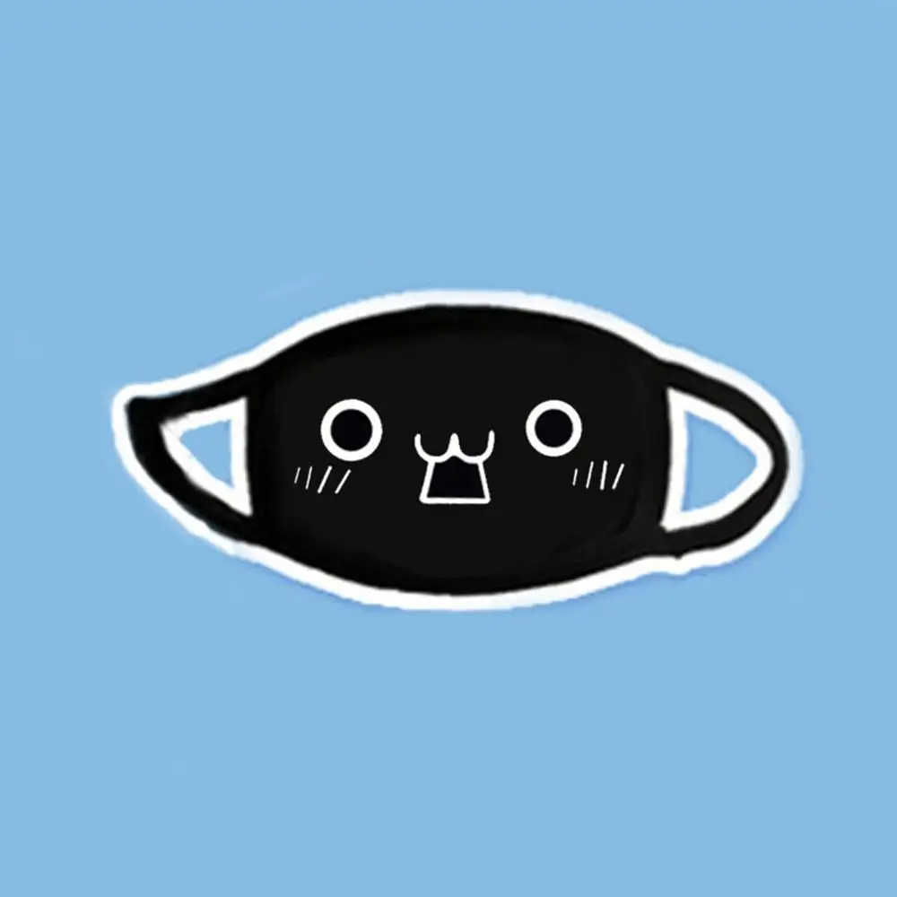 Мульти-стиль аниме мультфильм Kpop Счастливый медведь для женщин и мужчин муфельные маски со ртом для лица хлопок Пылезащитная маска для рта и лица - Цвет: Q