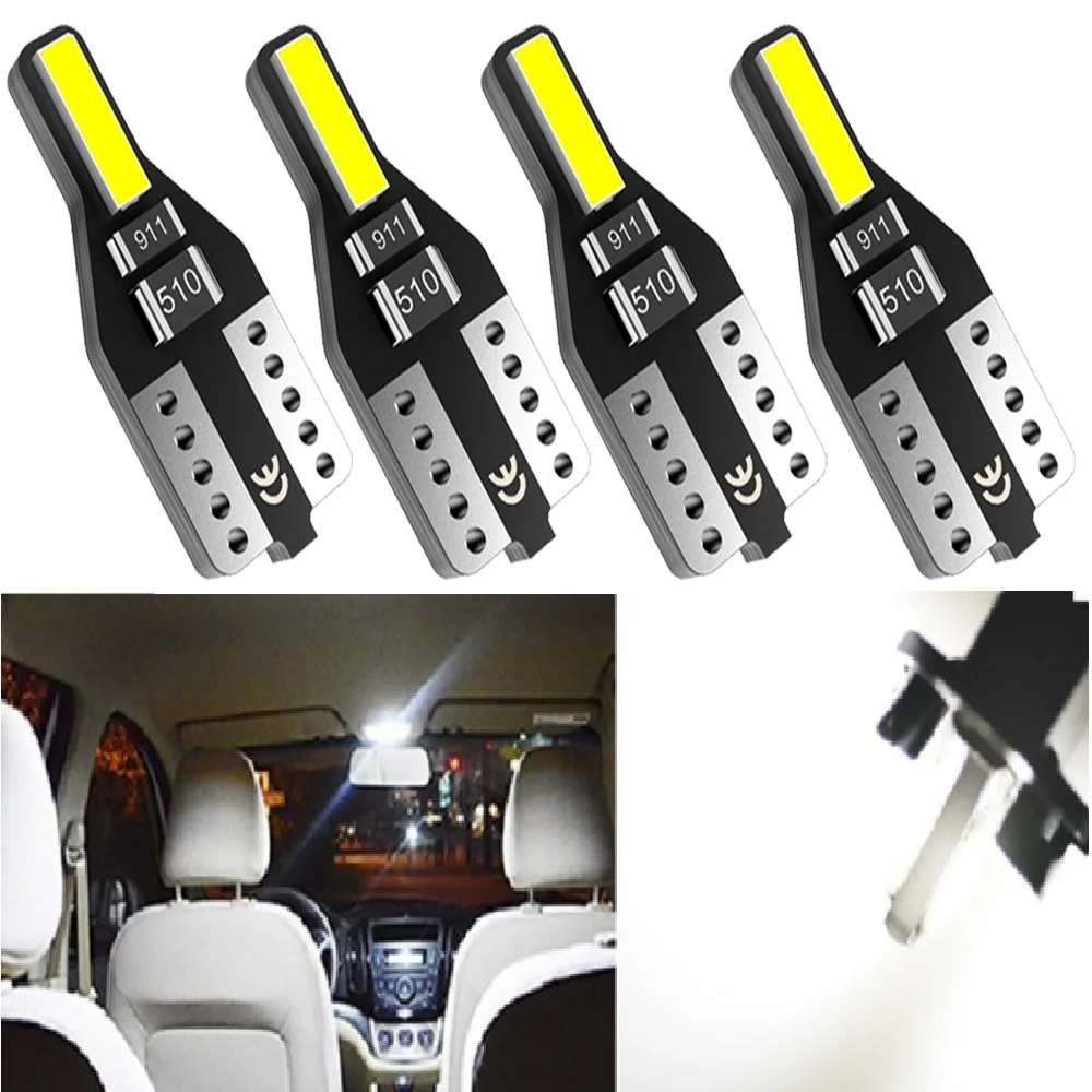 4 шт. T10 W5W светодиодный 194 168 лампы салона светильник для Volkswagen VW Golf 6 7 GTI Tiguan Passat B5 B6