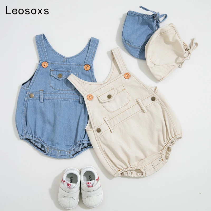 Новинка 2020 милый детский летний комбинезон для девочек и мальчиков однотонный +