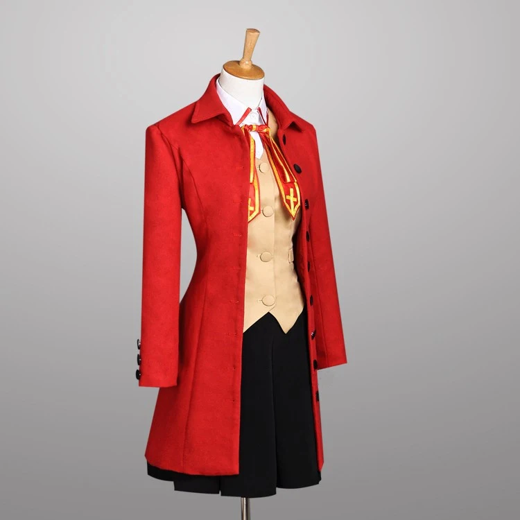 Аниме Fate Stay Night Косплэй Rin Tohsaka костюмы на Хэллоуин для Для женщин Тренч комплект