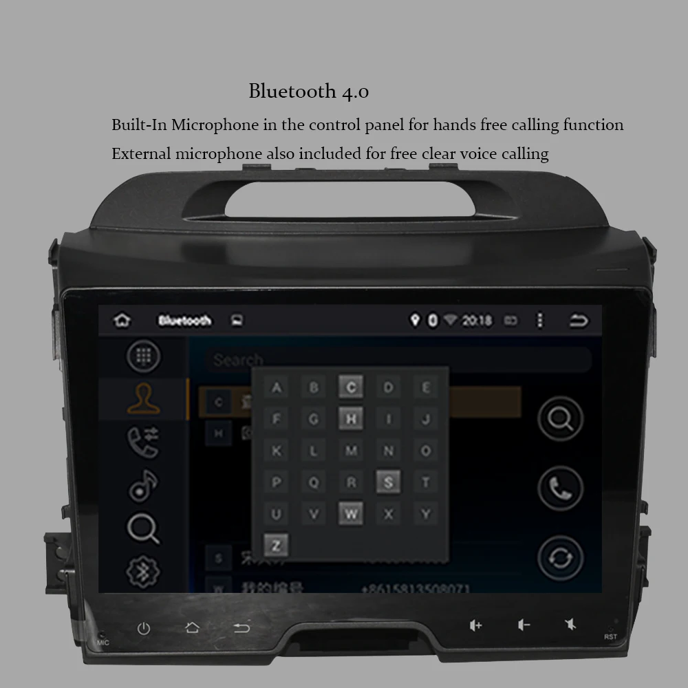 Автомобильный мультимедийный DVD-плеер с GPS-навигацией Android 10 0 4 Гб + 64 ГБ для KIA SPORTAGE