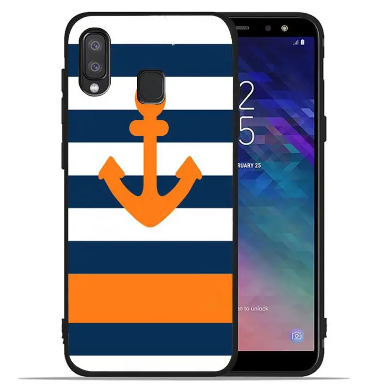 

Anchor nautical ocean Phone Case for Samsung S6 S7 edge s8 s9 s10 S20 plus lite S10E note 10 20 pro ultra Cover