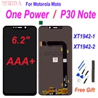 Оригинальный ЖК-дисплей для Motorola Moto One Power, дигитайзер сенсорного экрана для Moto P30 Note, ЖК-дисплей, сменные детали, XT1942-1