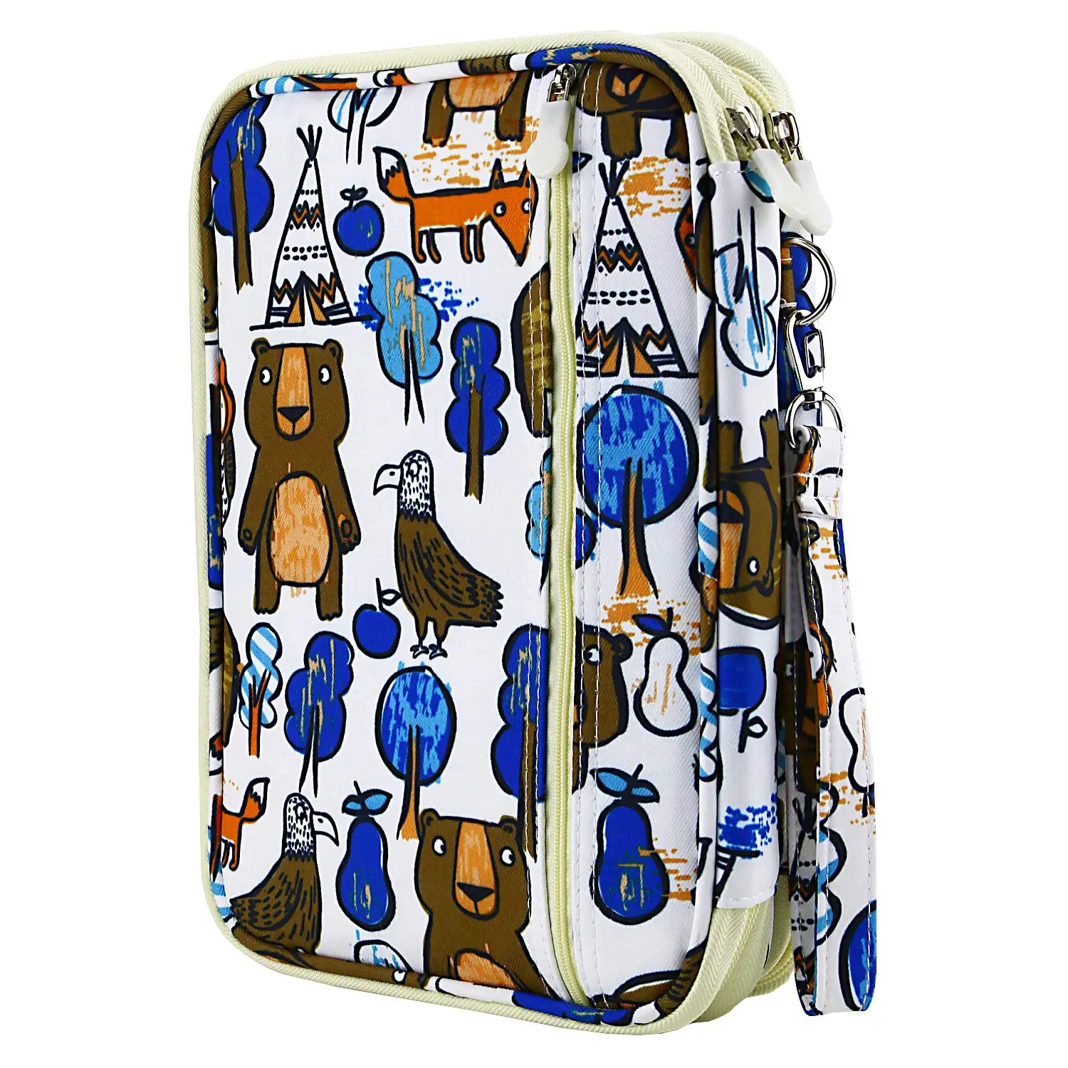 Чехол для карандаша с 192 отделениями цветной вместительный держатель органайзер