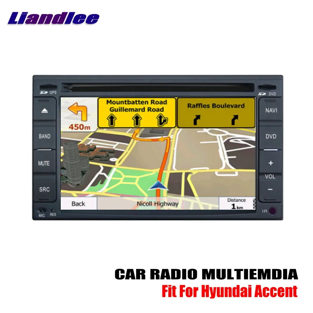 Автомобильные GPS-навигационные карты HD-экран медиа-радио CD DVD-плеер камера OBD TV для