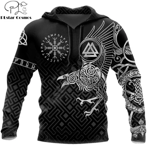 Красивые Viking Ворон татуировки 3D всей одежды в стиле 