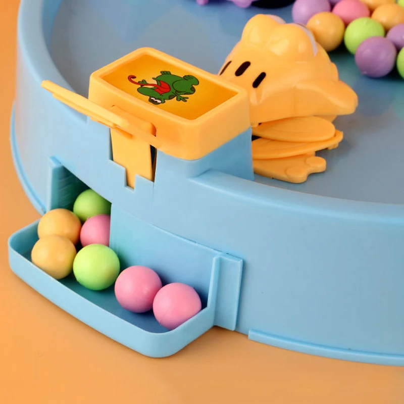 

Babyinner Early Education Toys Happy Little Frog Kids Table Games Color Recognition Parent-child Interactive Multiplayer