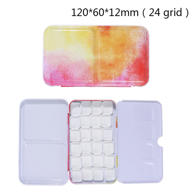 Половина кастрюль для акварельной масляной краски s коробки Пустая палитра