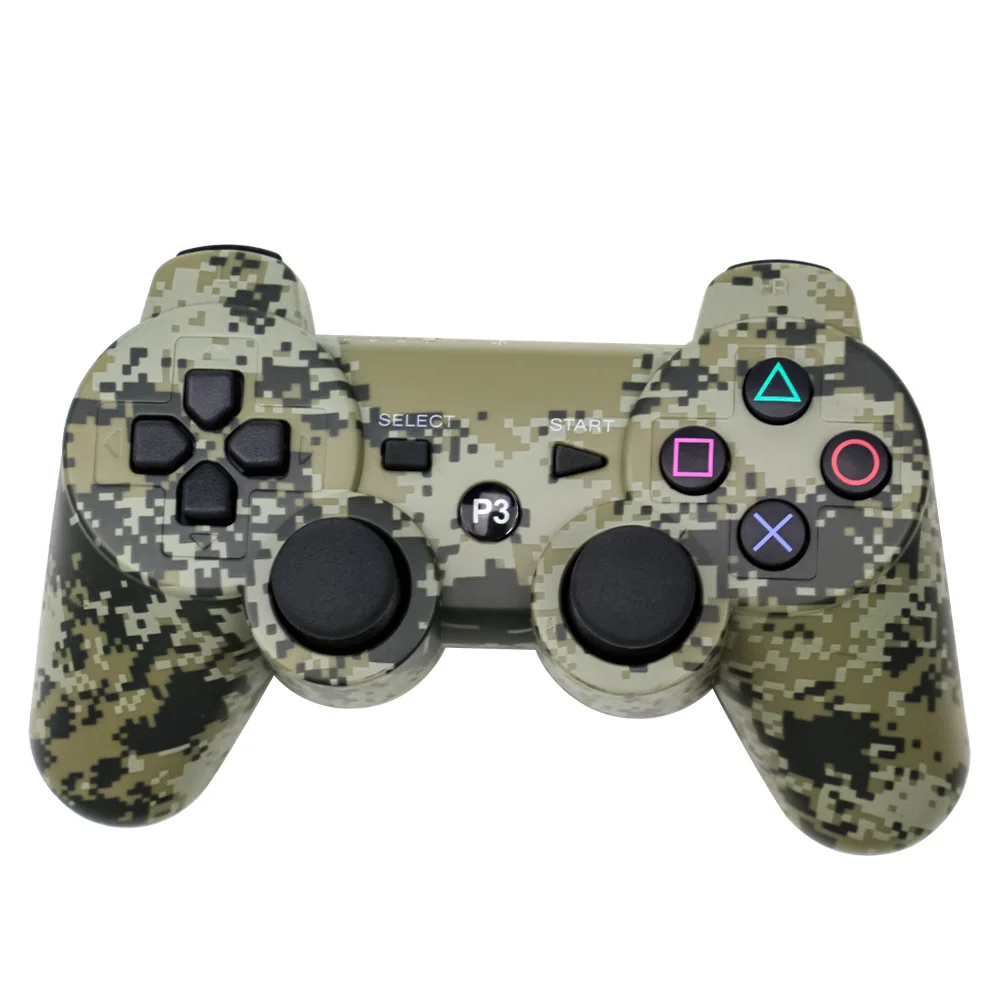 Type 2 Camouflage Беспроводной Bluetooth контроллер для sony PS3 геймпад для Play Station 3 джойстик для sony Playstation 3 PC для Dualshock контроллер - Цвет: Type 2 Camouflage