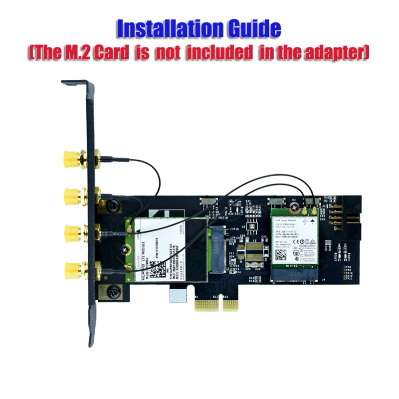 NGFF M.2 ключ B и A к PCIe X1 Adpater для 3g/4G WiFi карты |